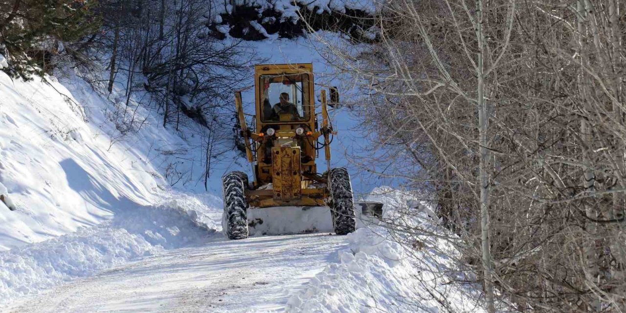Gümüşhane’de kapalı köy yolları açıldı