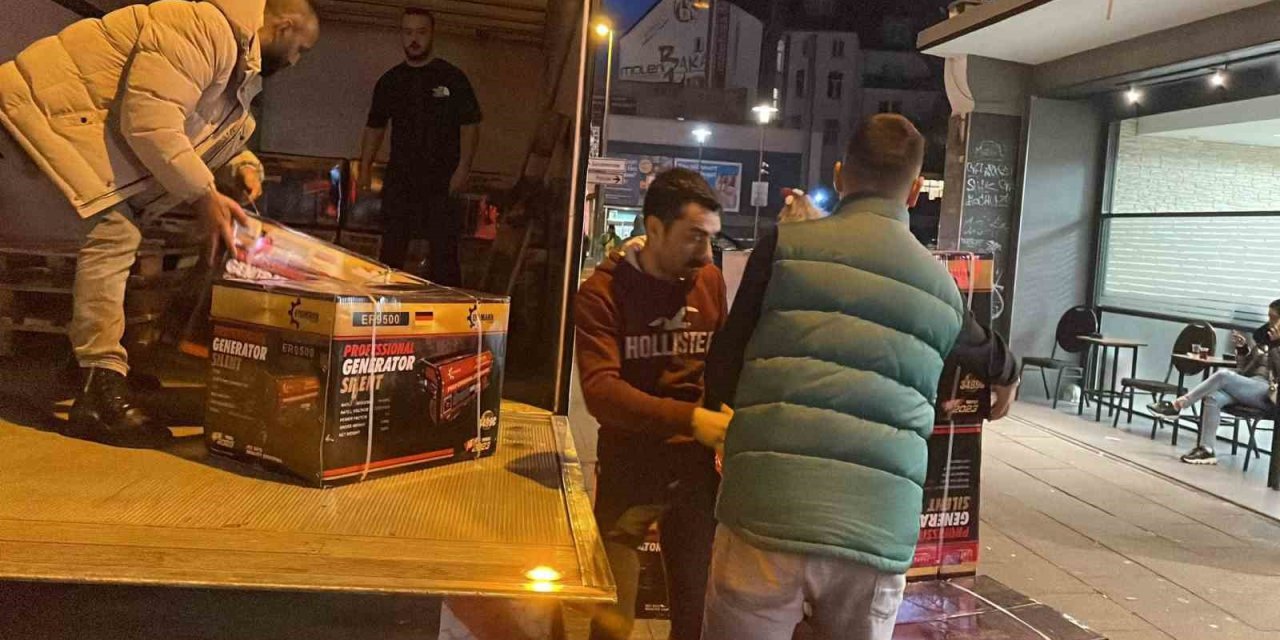 Avrupadaki Kayserililerden Deprem Bölgesi’ne Jeneratör ve Tıbbi Yardım