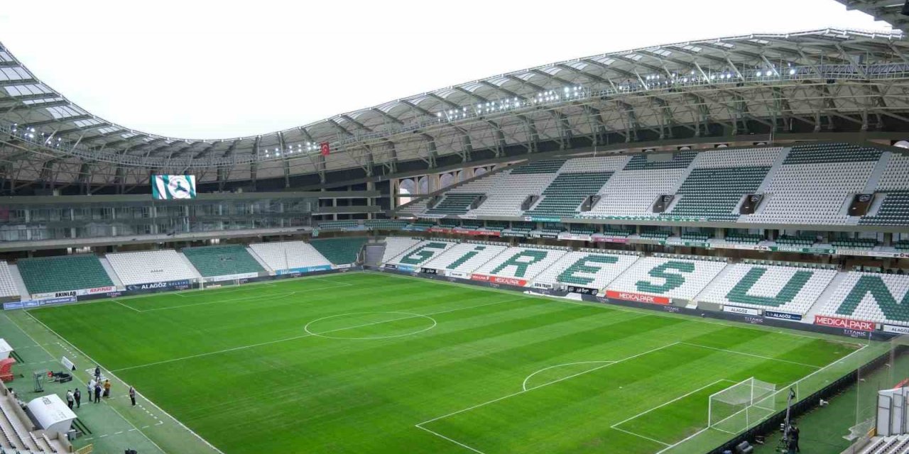 Giresunspor - Kayserispor maçının gelirleri depremzedelere bağışlanacak