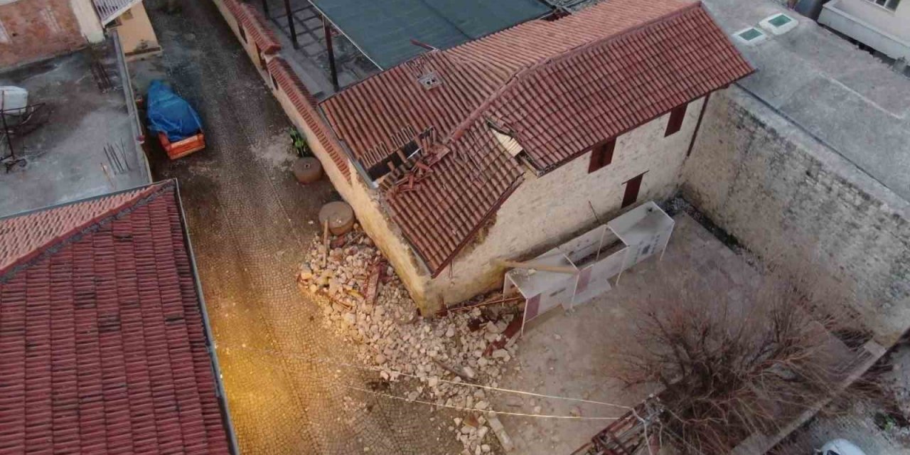 Hatay’da tarihi ‘Zeytin ve Zeytinyağı Müzesi’ depremde hasar aldı