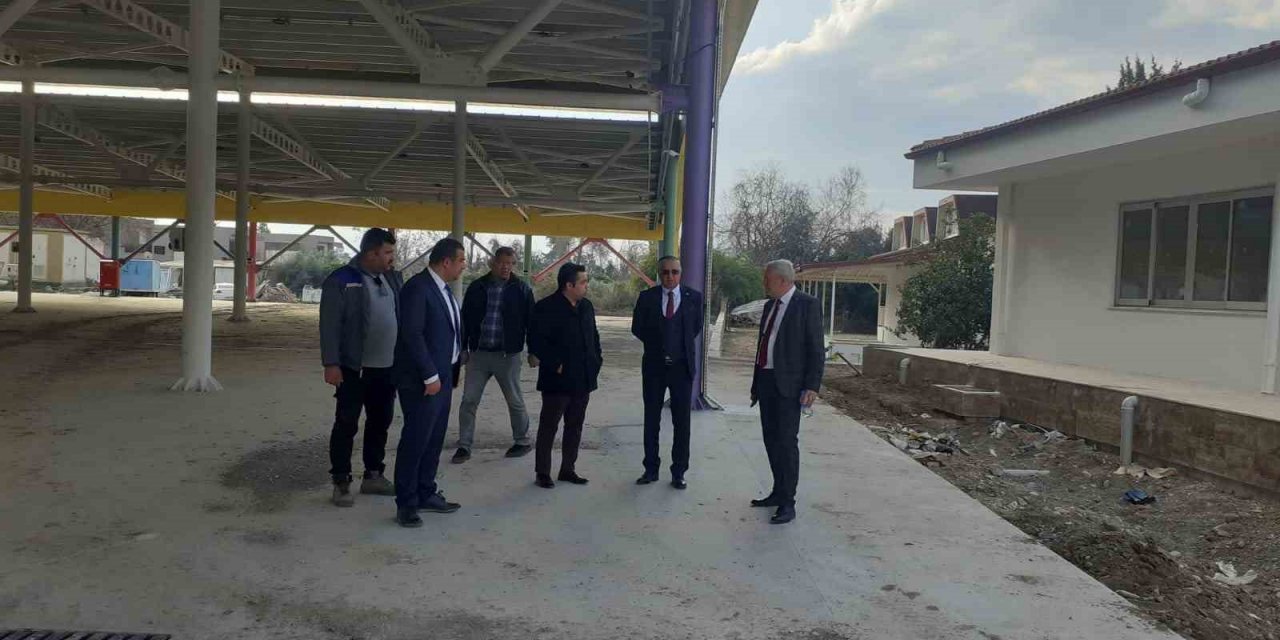 Çamyuva kapalı pazar yerinde sona doğru