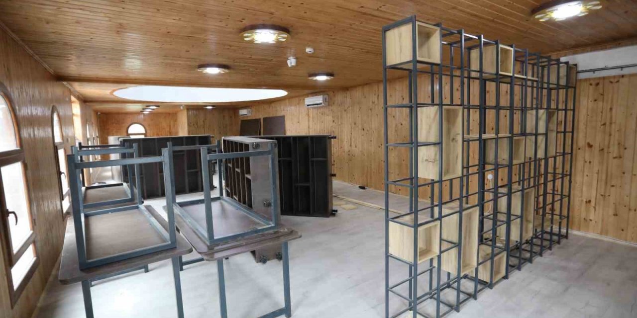 İnegöl’ün dördüncü kütüphanesi kullanıma hazırlanıyor