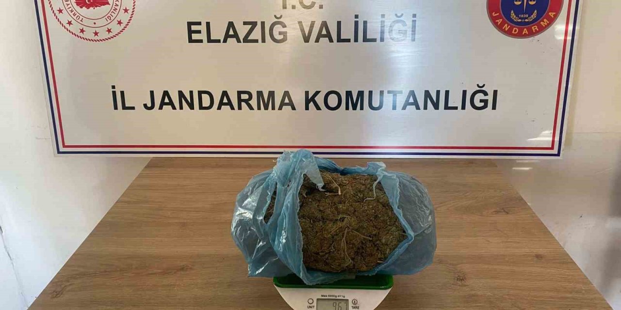 Elazığ’da 3,5 kilo uyuşturucu madde ele geçirildi, 2 kişi gözaltına alındı