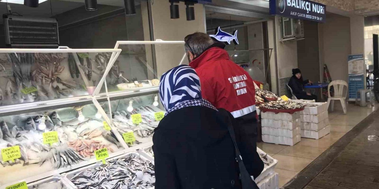 Didim’de balık satış noktaları denetlendi