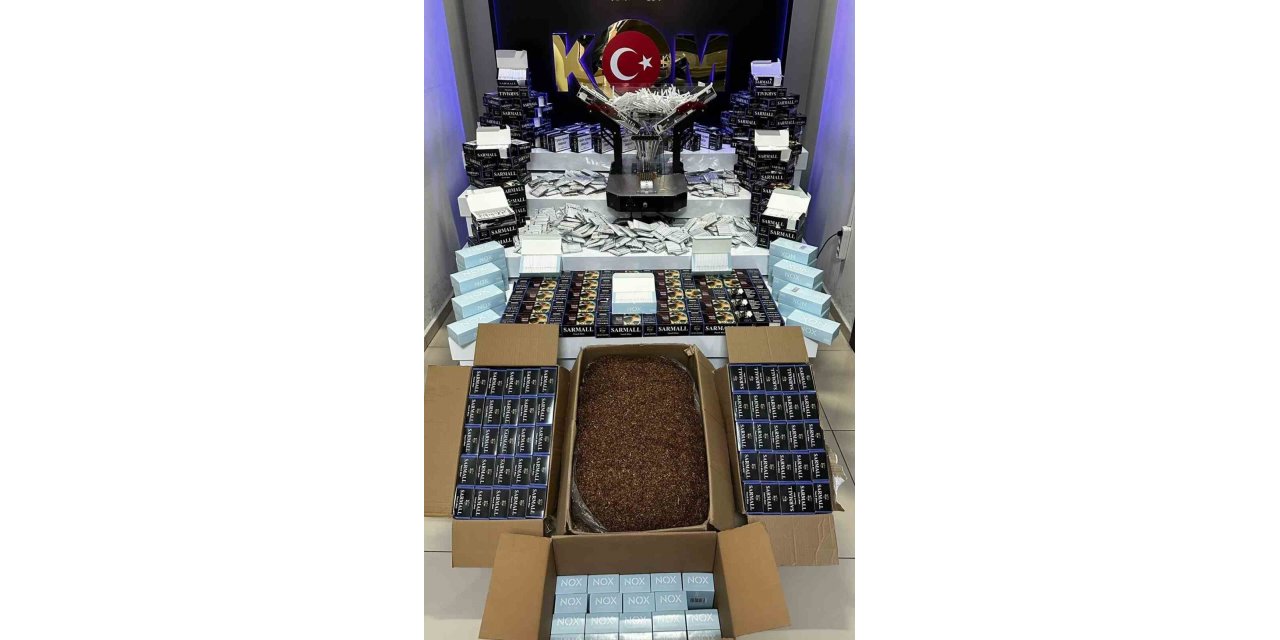 Kaçak tütün operasyonunda 7 kişi yakalandı