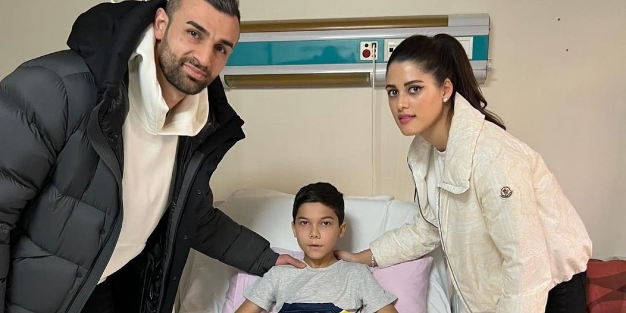 Serdar Dursun, depremzede Ömer’i ziyaret etti