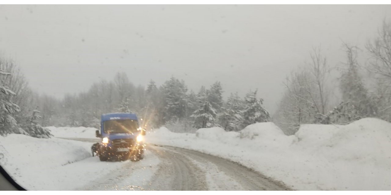Kastamonu’da kar yağışı etkili oluyor