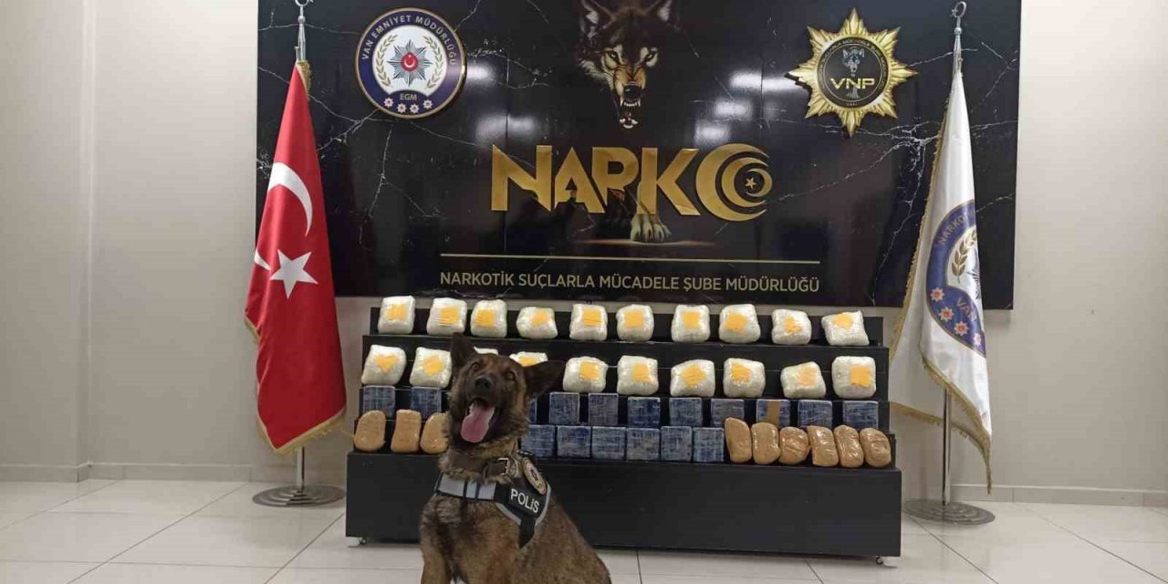 ‘Juno’nun katıldığı operasyonda 37 kilo 600 gram uyuşturucu ele geçirildi