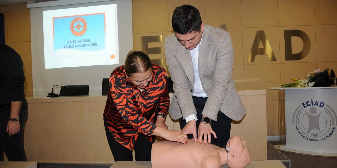 EGİAD’dan deprem sonrası ilk yardım eğitimi