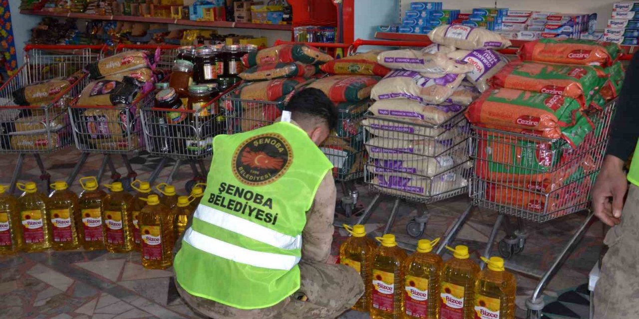 Şenoba Belde Belediyesi depremzedelere kucak açtı