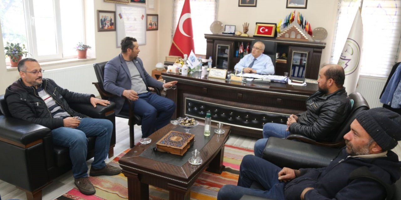 Sahra mutfağındaki görevliler, Başkan Arslan yaşadıklarını anlattı