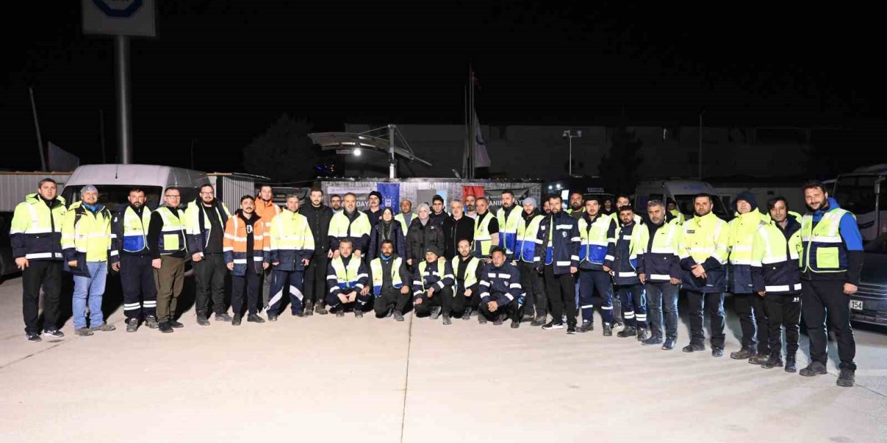 Bursa’nın Hatay’a destekleri büyük