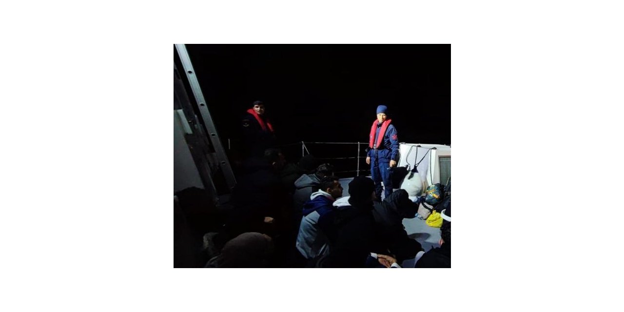 Bodrum’da 33 düzensiz göçmen karaya çıkarıldı