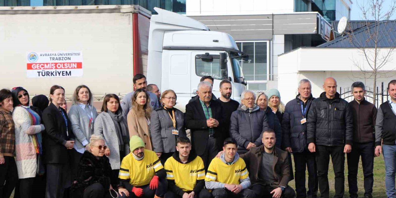 Avrasya Üniversitesi’nden depremzedelere yardım seferberliği