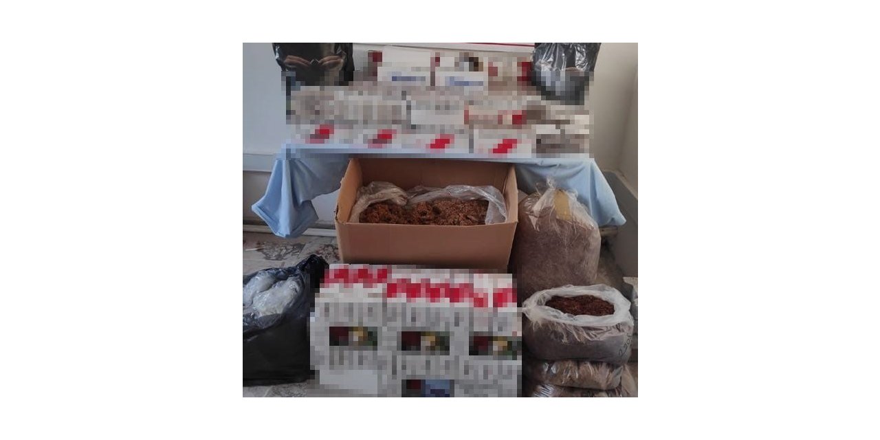 Manisa’da 8 ayrı adrese kaçak tütün operasyonu