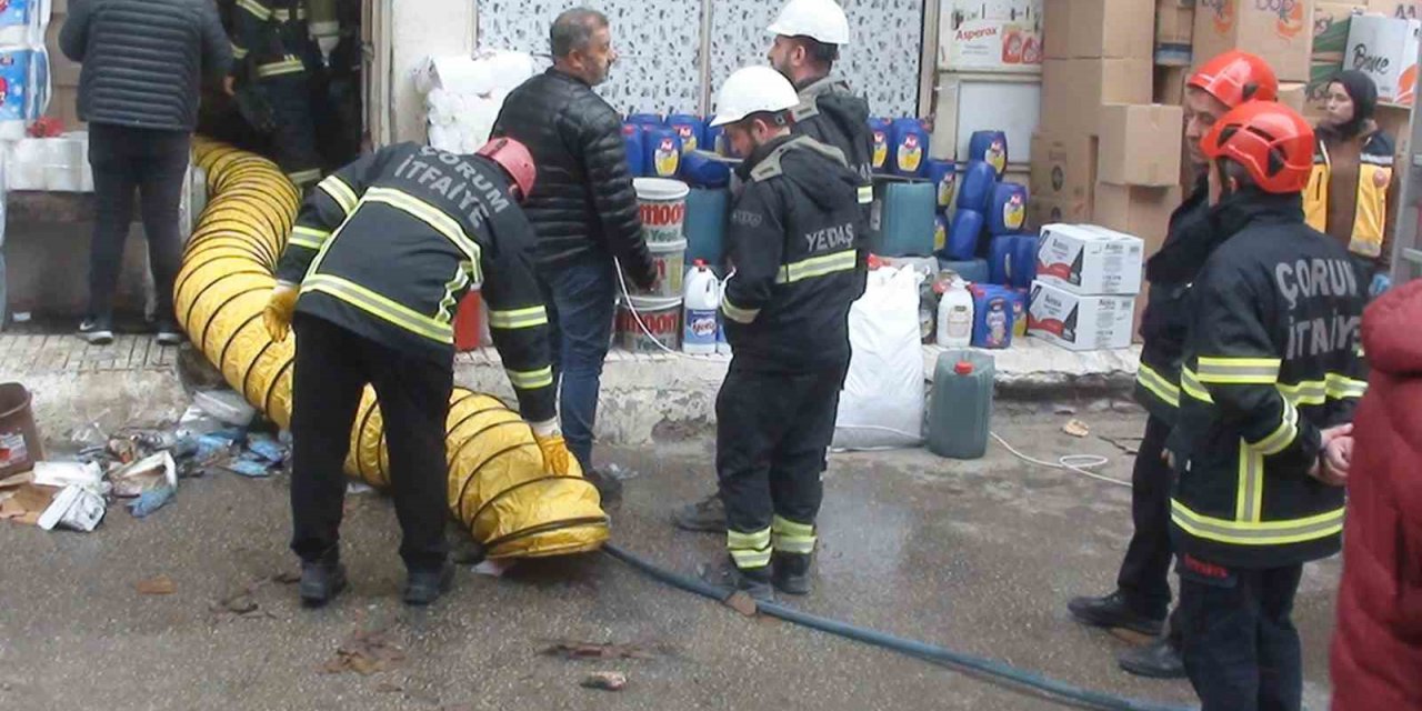 İş yerindeki yangın, maddi hasara neden oldu