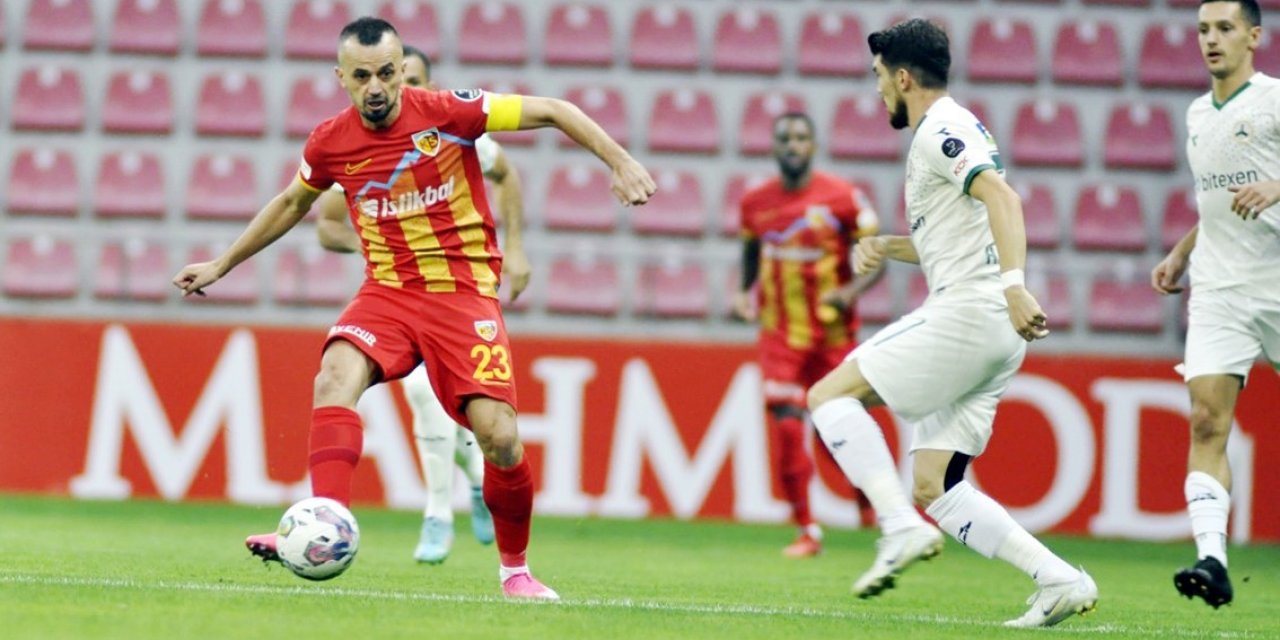 Giresunspor ile Kayserispor 8. kez
