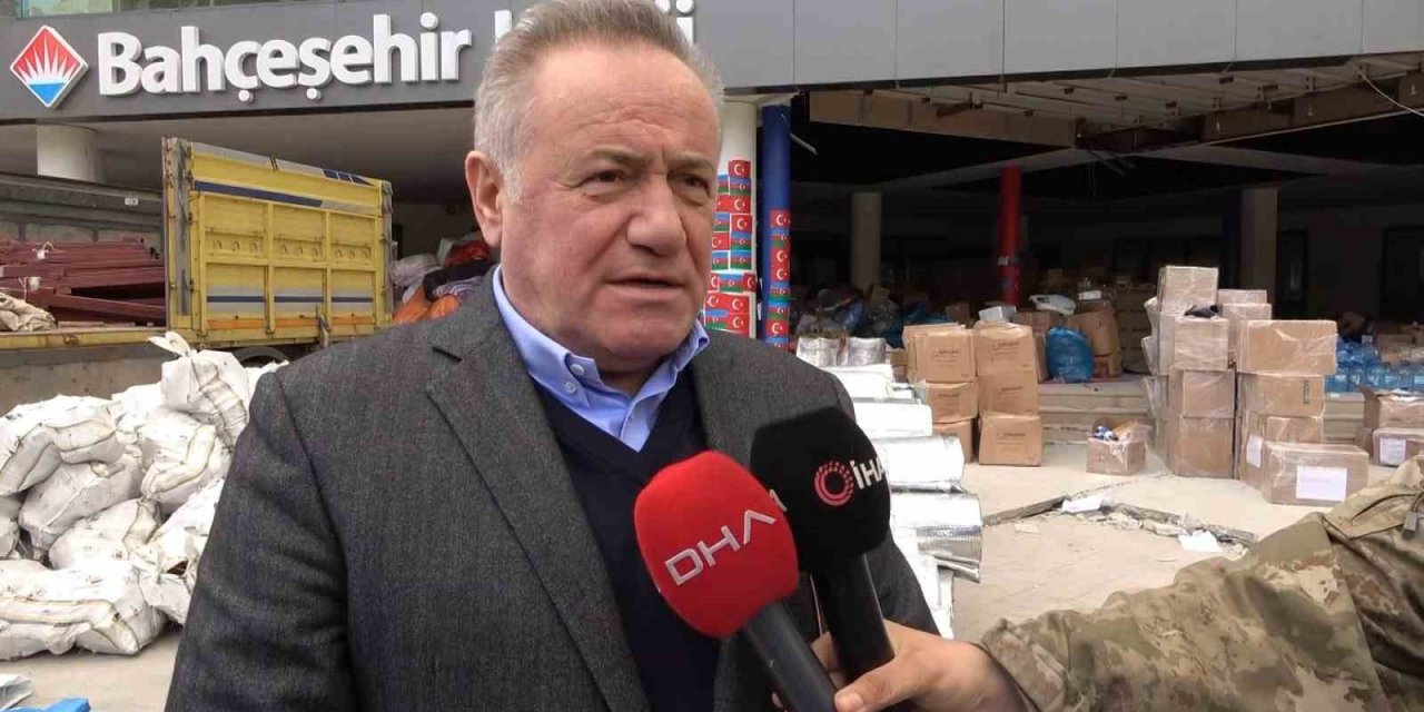 BUEK Başkanı Enver Yücel’den depremzedelere büyük destek