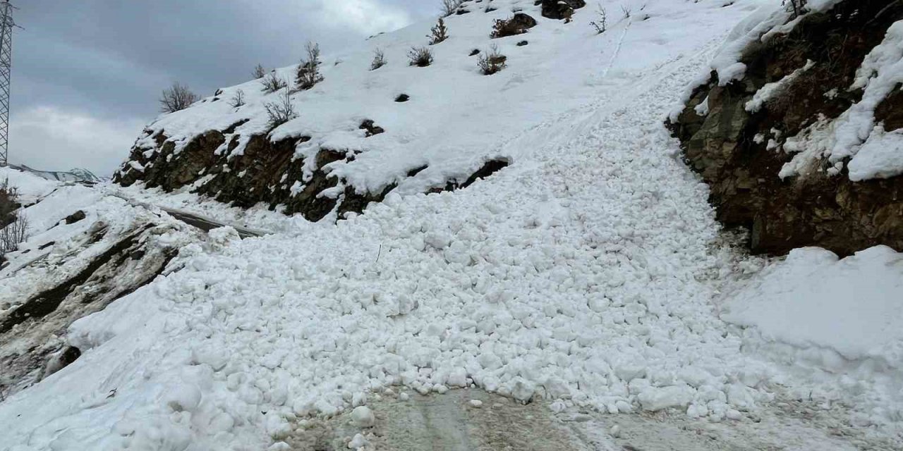 Siirt’te çığ düşmesi sonucu öğrenci ve öğretmenler yolda mahsur kaldı