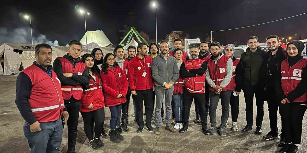ADÜ deprem bölgesine destek sağlamaya devam ediyor