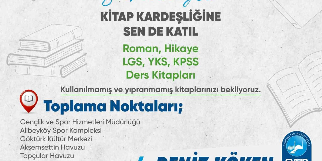 Deprem bölgesi için “Kitap Kardeşliğine Sen de Katıl” Kampanyası başlatıldı