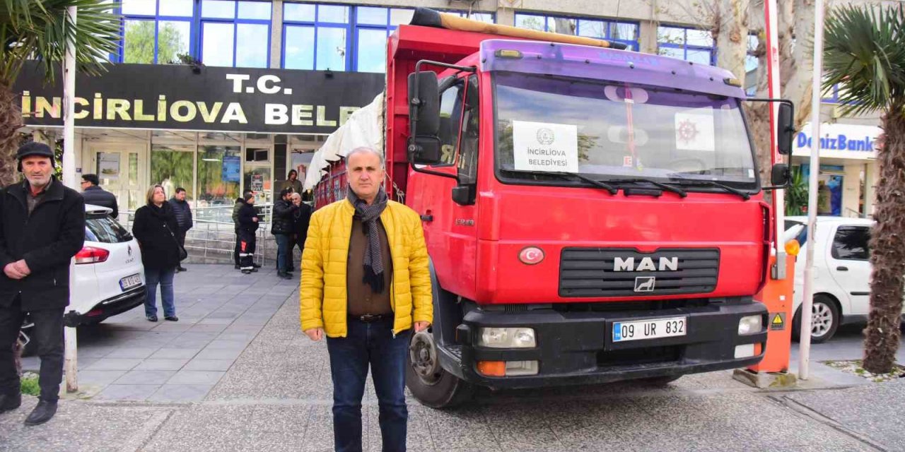 İncirliova Belediyesi depremzedelerin yanında