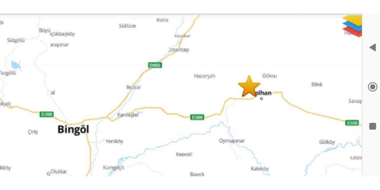 Bingöl’de korkutan deprem