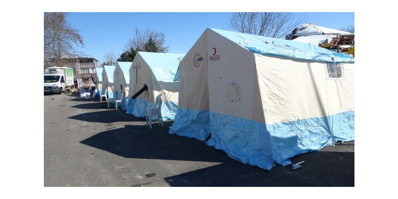 Düzce’den deprem bölgesine 7 bin çadır