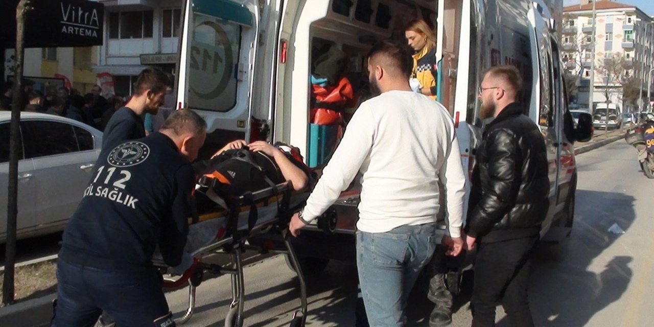 Çorum’da otomobil motosiklete çarptı: 1 yaralı