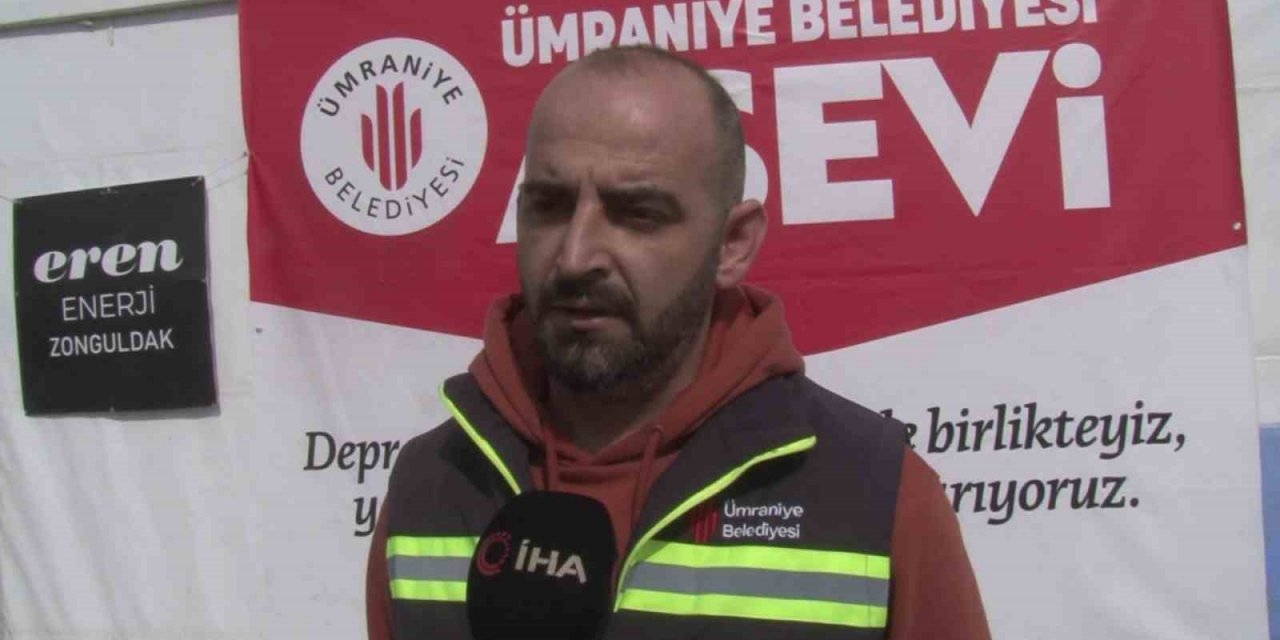 Ümraniye Belediyesi Hatay’da aşevi açtı