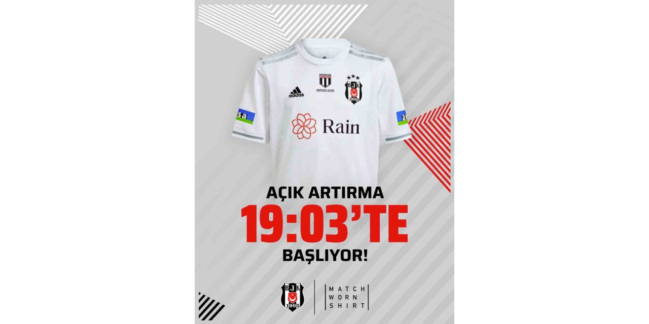 Beşiktaş, formaları depremzedeler için açık arttırmaya koyacak