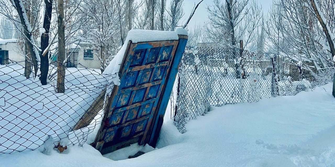 Ağrı’da kış manzarası göz kamaştırıyor