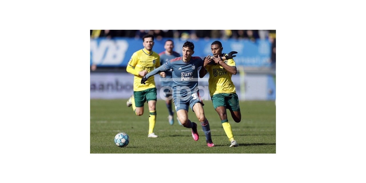 Milli futbolcuların mücadelesinde kazanan Feyenoord