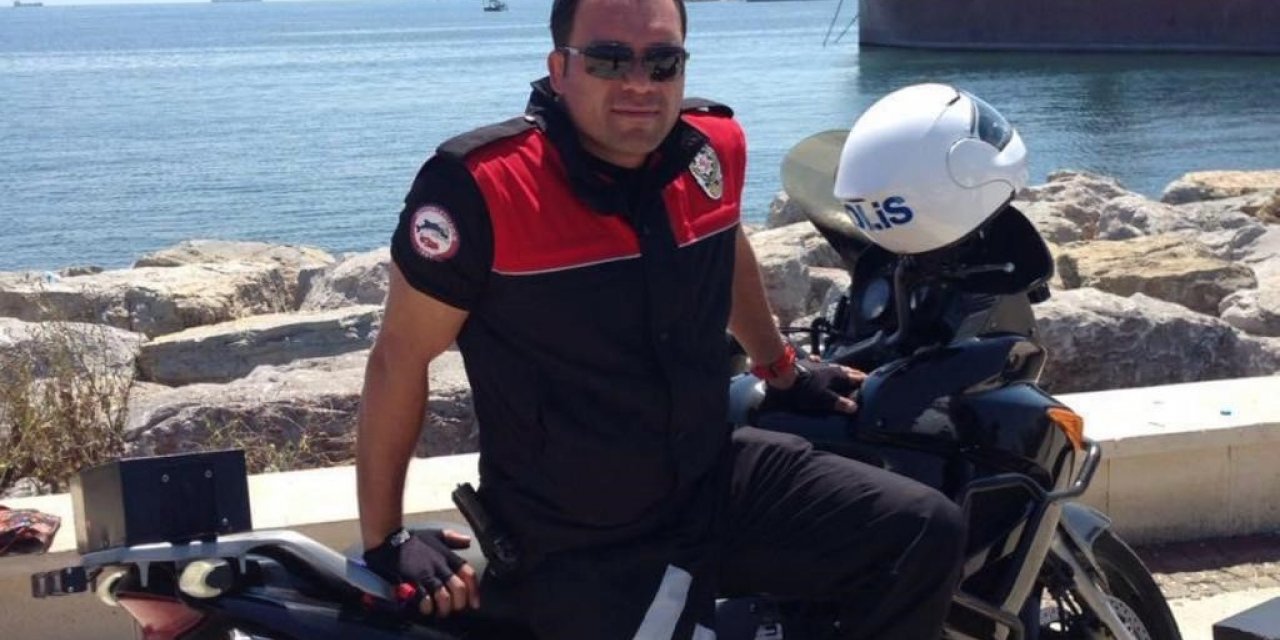 Polis memuru kalbine yenildi