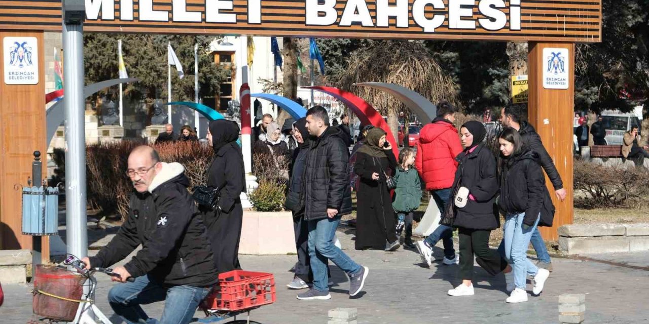 Erzincan, son yılların en sıcak kış mevsimini geçiriyor