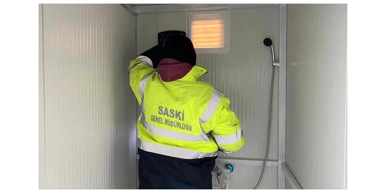 SASKİ, Elbistan’ın banyo ve tuvalet sorununu çözüyor