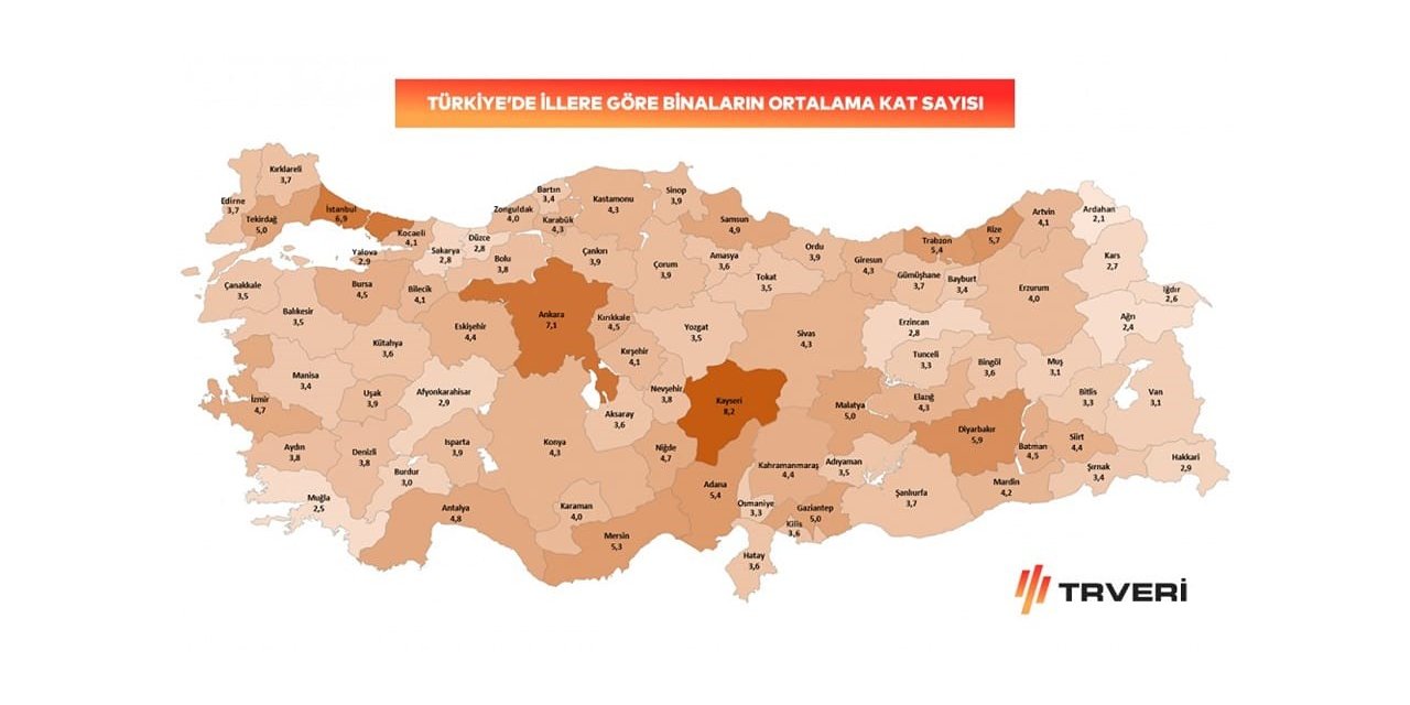 Muğla’nın bina kat sayısı ortalaması 2,5 oldu