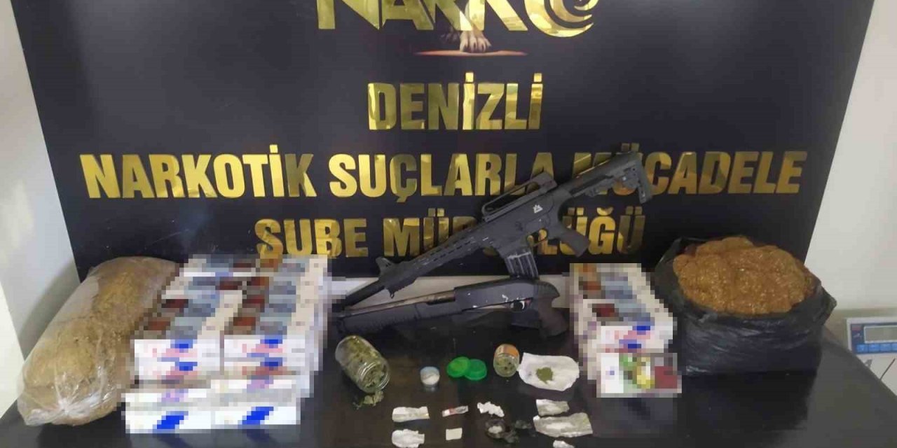 Denizli’de 16 zehir taciri tutuklandı