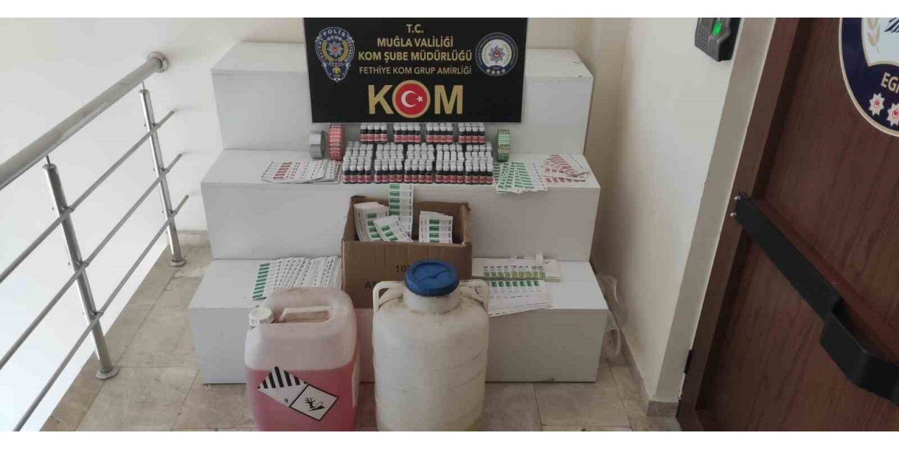 Fethiye’de sahte krem üreten kişi yakalandı