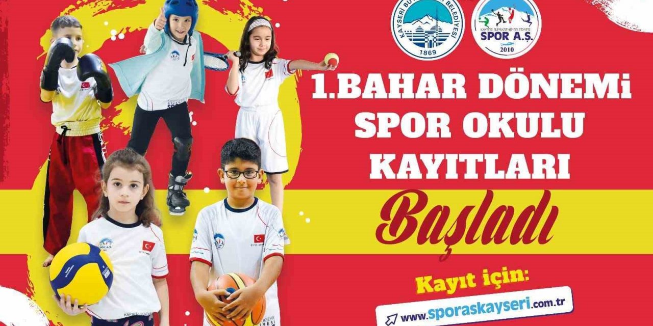 Spor A.Ş.’nin Bahar Dönemi Spor Okulları Kayıtları Başladı