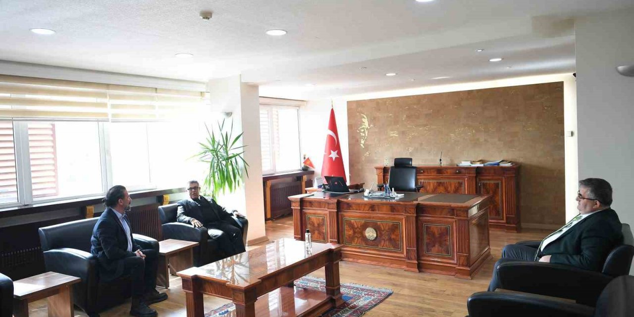 Kardeş Şehir Misrata’dan Kayseri Büyükşehir’e ‘geçmiş olsun’ ziyareti