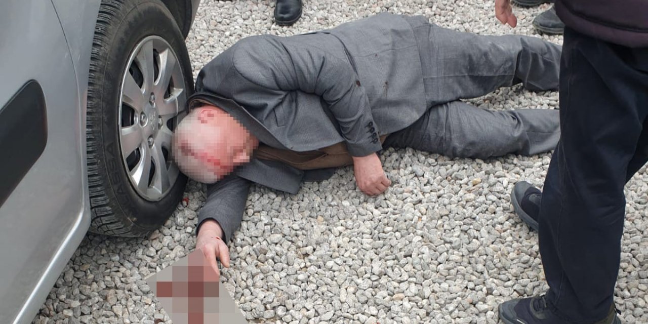 Duruşma sonrası davalılar otoparkta tartıştı, baltayla kafasından yaraladı