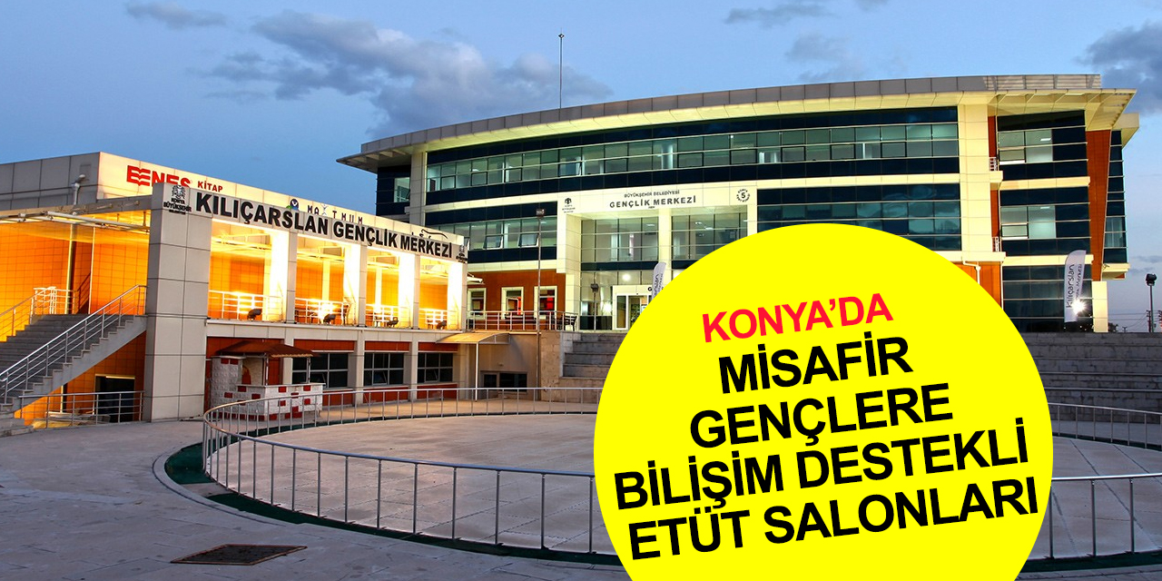 Konya Büyükşehir bunu da düşündü! Deprem bölgelerinden gelen gençlere online eğitim için etüt merkezleri