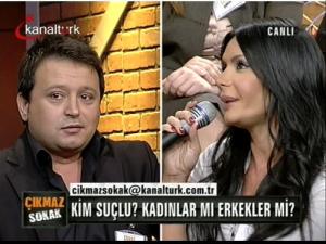 Sevda Demirel'den canlı yayında tehdit!