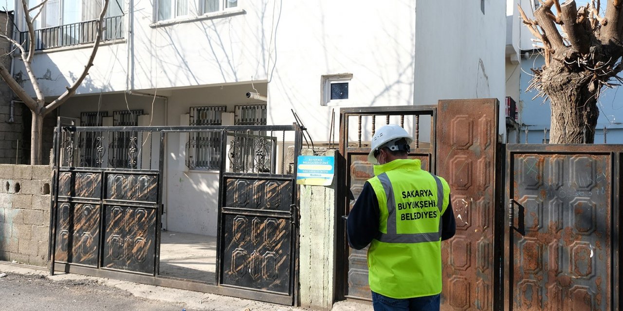 Sakarya Büyükşehir’den hasar tespiti çalışmalarına destek