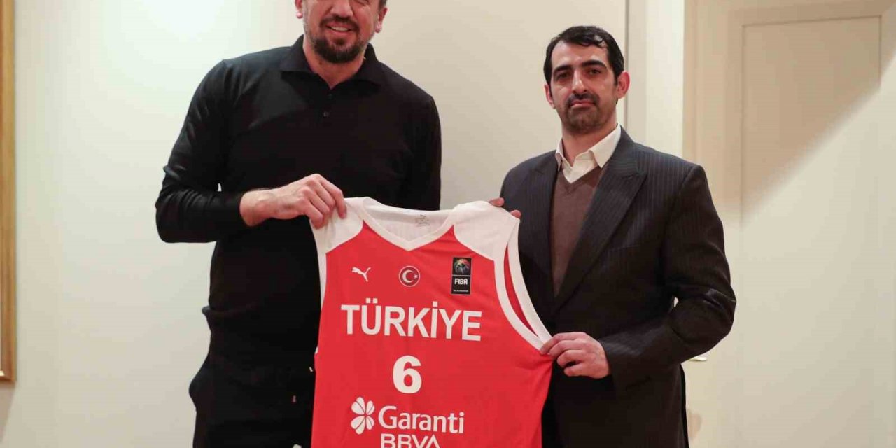 İran Basketbol Federasyonu Başkanı Daveri’den, TBF Başkanı Türkoğlu’na ziyaret