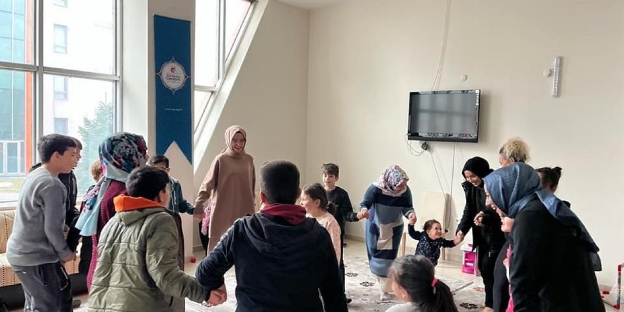 Büyükşehir’den depremzede çocuklara psikolojik destek