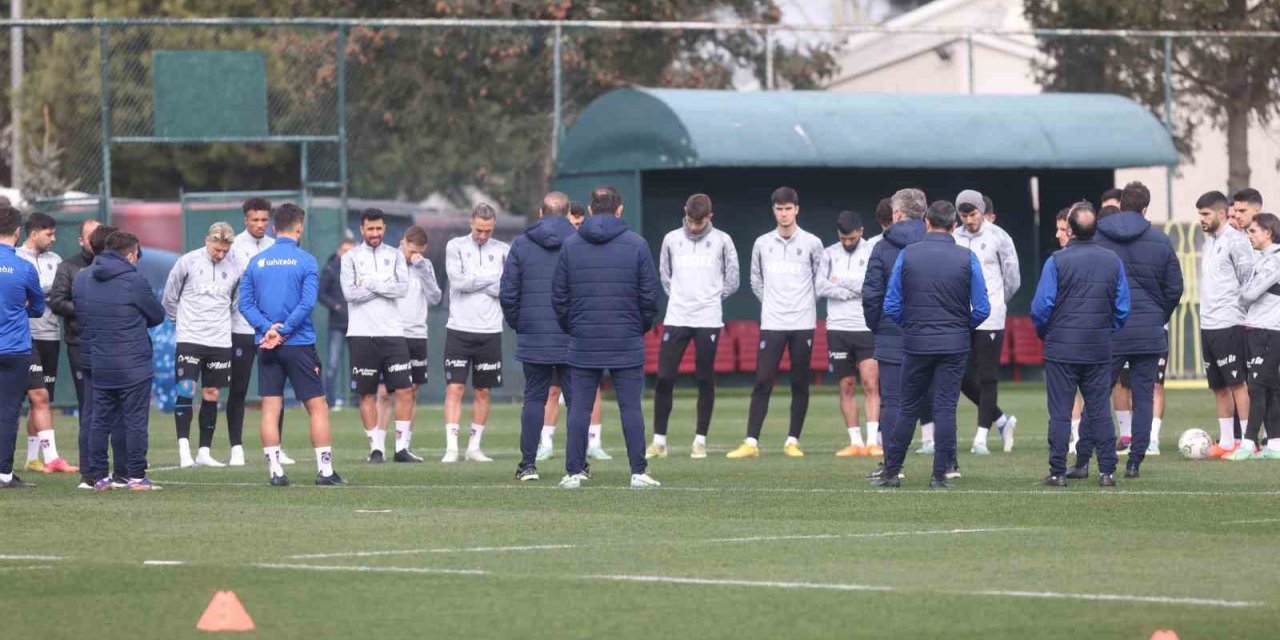 Trabzonspor, Ümraniyespor maçı hazırlıklarını sürdürdü