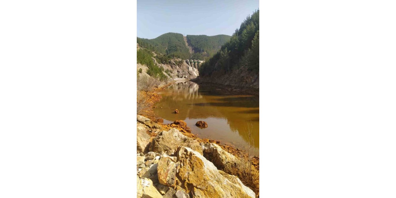 Kaynak suyu çamur renginde akmaya başladı