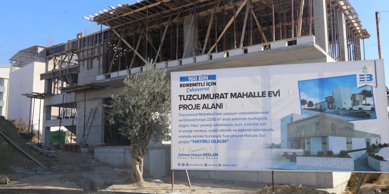 Tuzcumurat Mahalle Evi yükseliyor